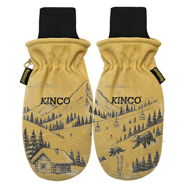 Laser Engraved Kinco Gloves – Ski Lodge Design